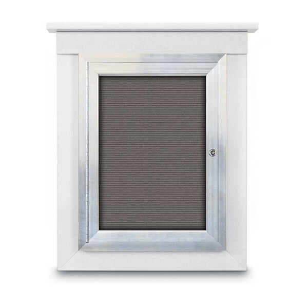 Sliding Glass Enclosed Letterboard, 96"x4